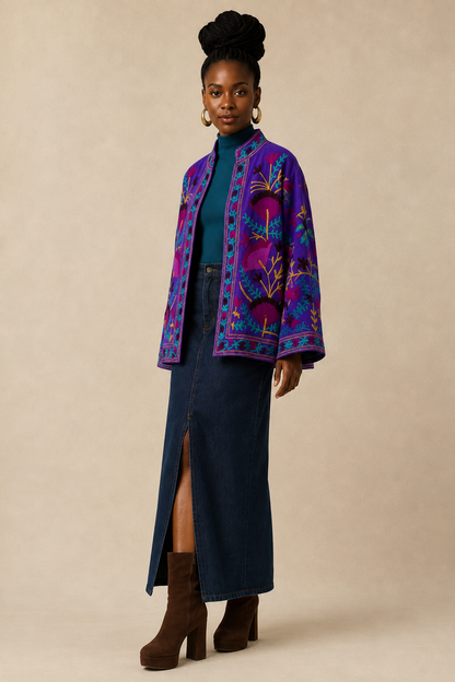 Violeta Suzani Embroidered Jacket