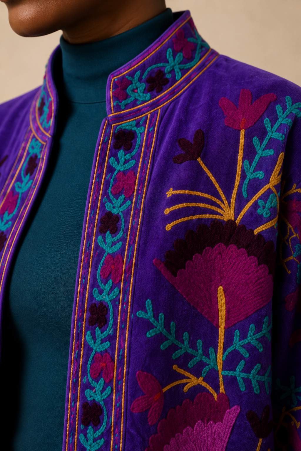 Violeta Suzani Embroidered Jacket