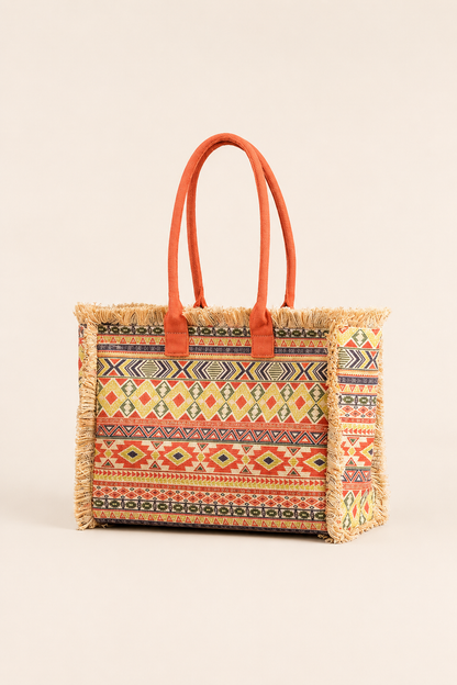 Paisley Bohemian Tote Bag