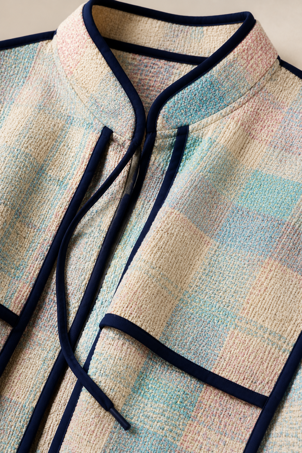Toscana Kantha Plaid Jacket