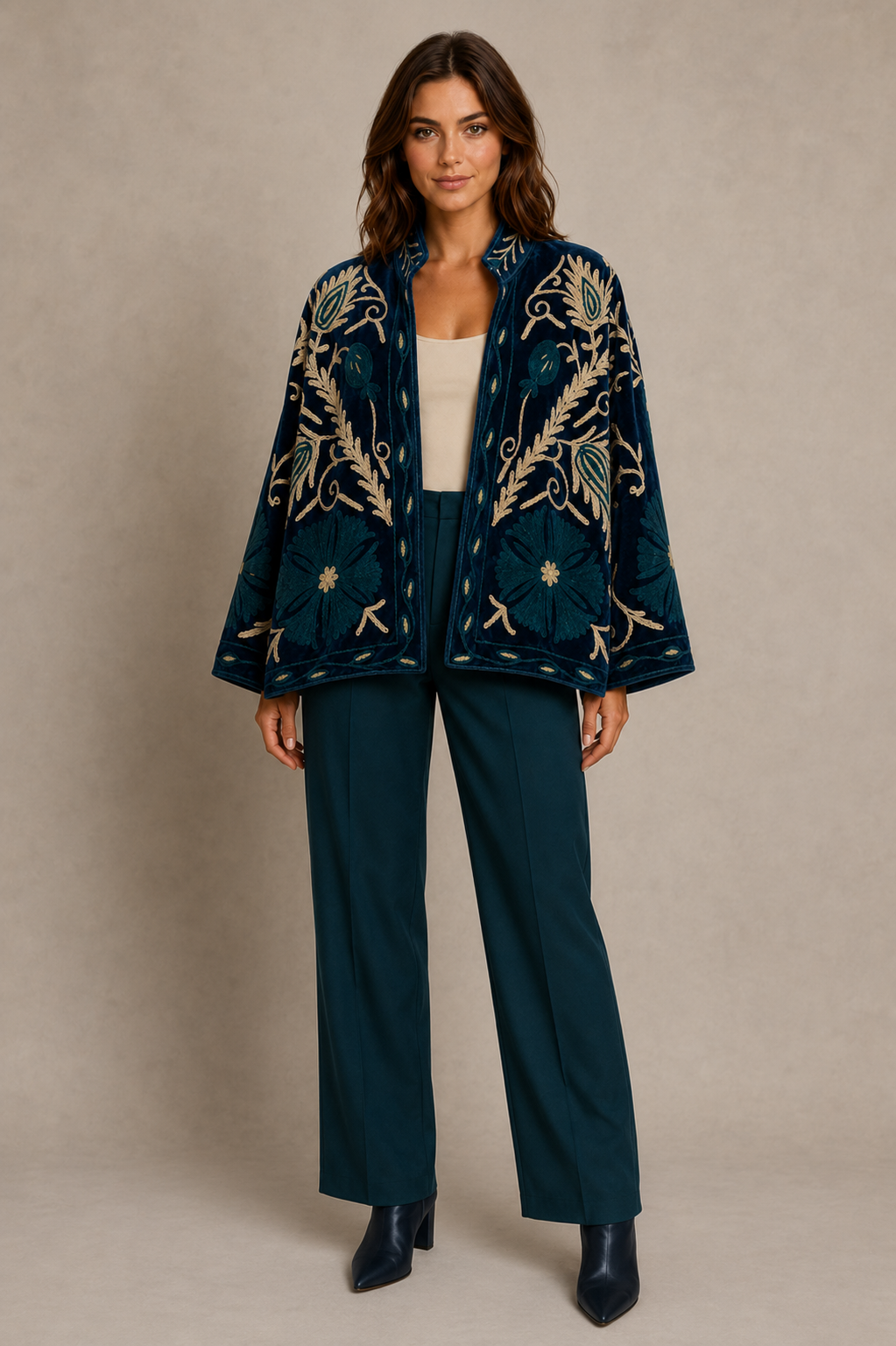 Sardinia Suzani Embroidered Jacket