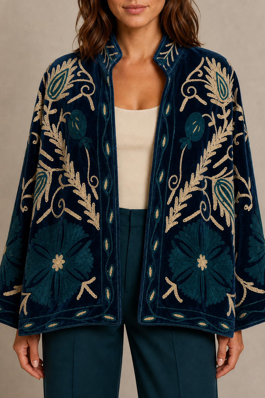 Sardinia Suzani Embroidered Jacket