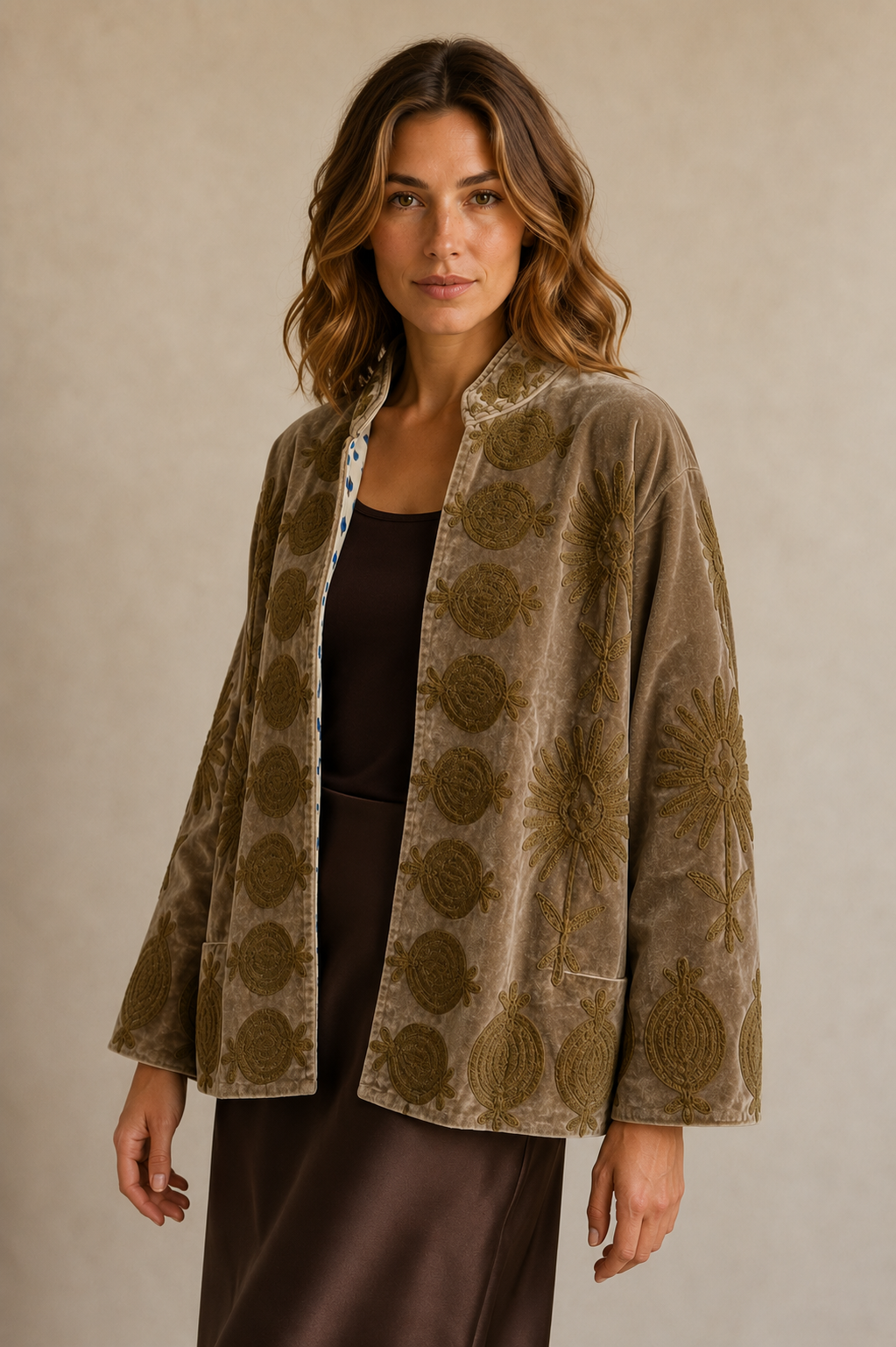 Córdoba Suzani Embroidered Jacket