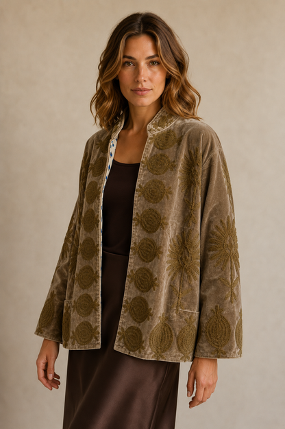 Córdoba Suzani Embroidered Jacket