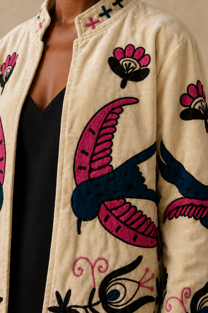 Valencia Suzani Embroidered Jacket