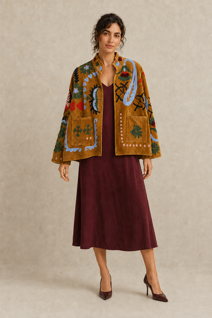 Angier Suzani Embroidered Jacket