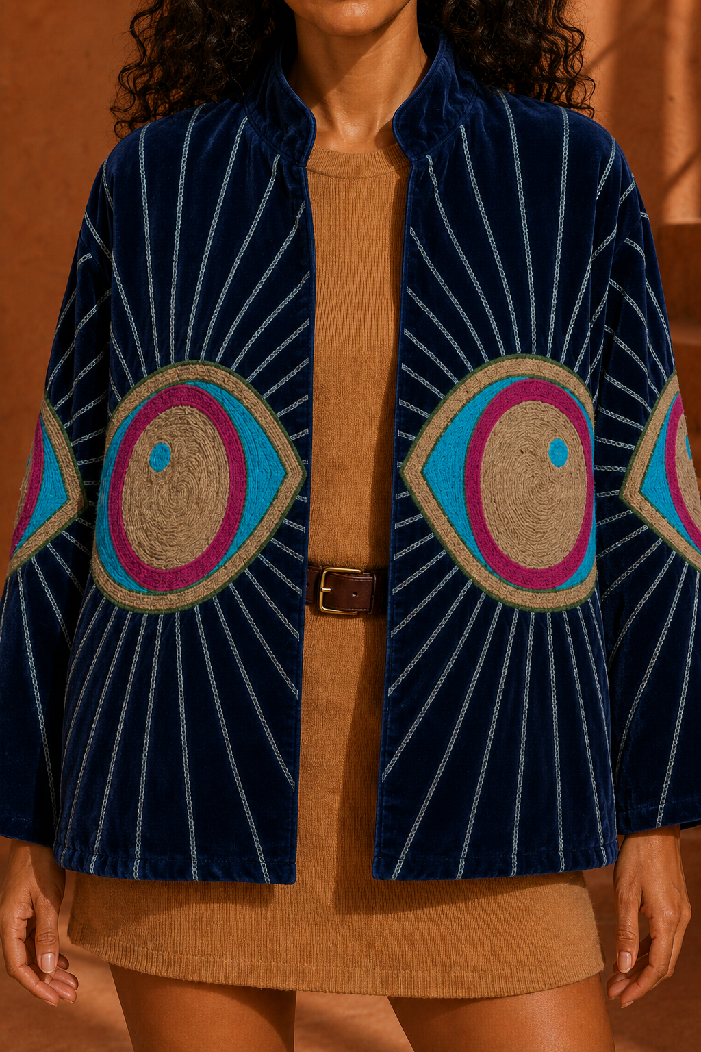 Talismán Evil Eye Embroidered Jacket