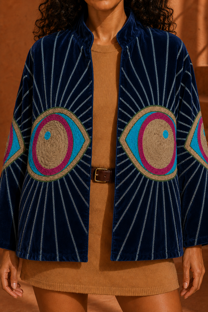 Talismán Evil Eye Embroidered Jacket