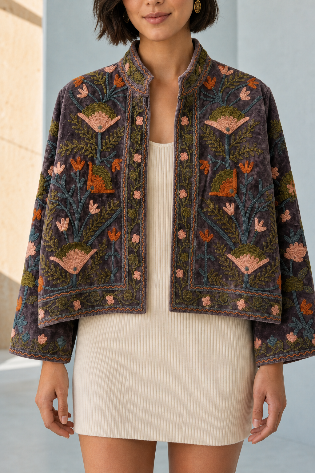 Bruma Floral Embroidered Jacket