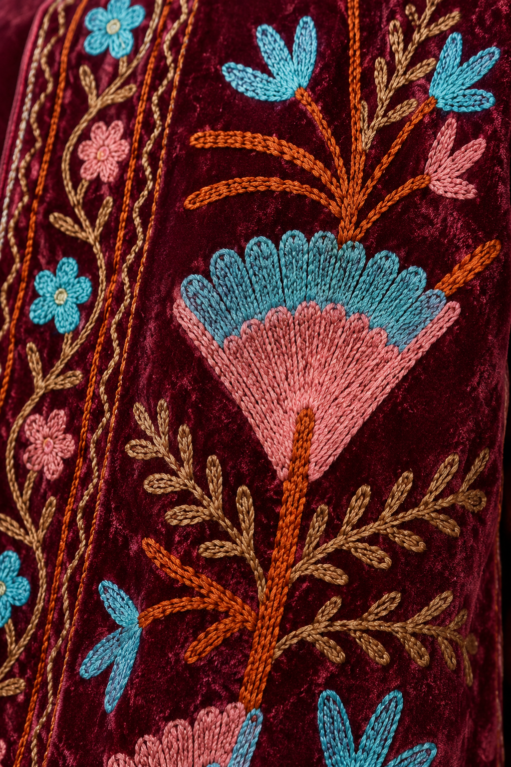 Ciruela Kashmiri Embroidered Jacket
