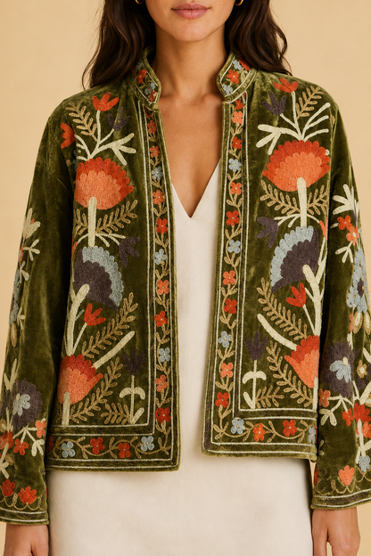 Musgo Suzani Embroidered Jacket