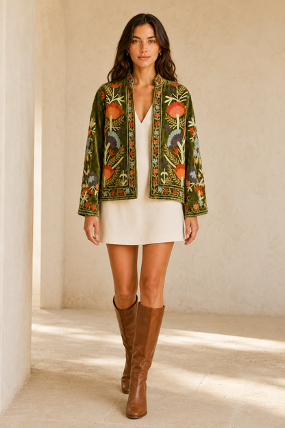 Musgo Suzani Embroidered Jacket