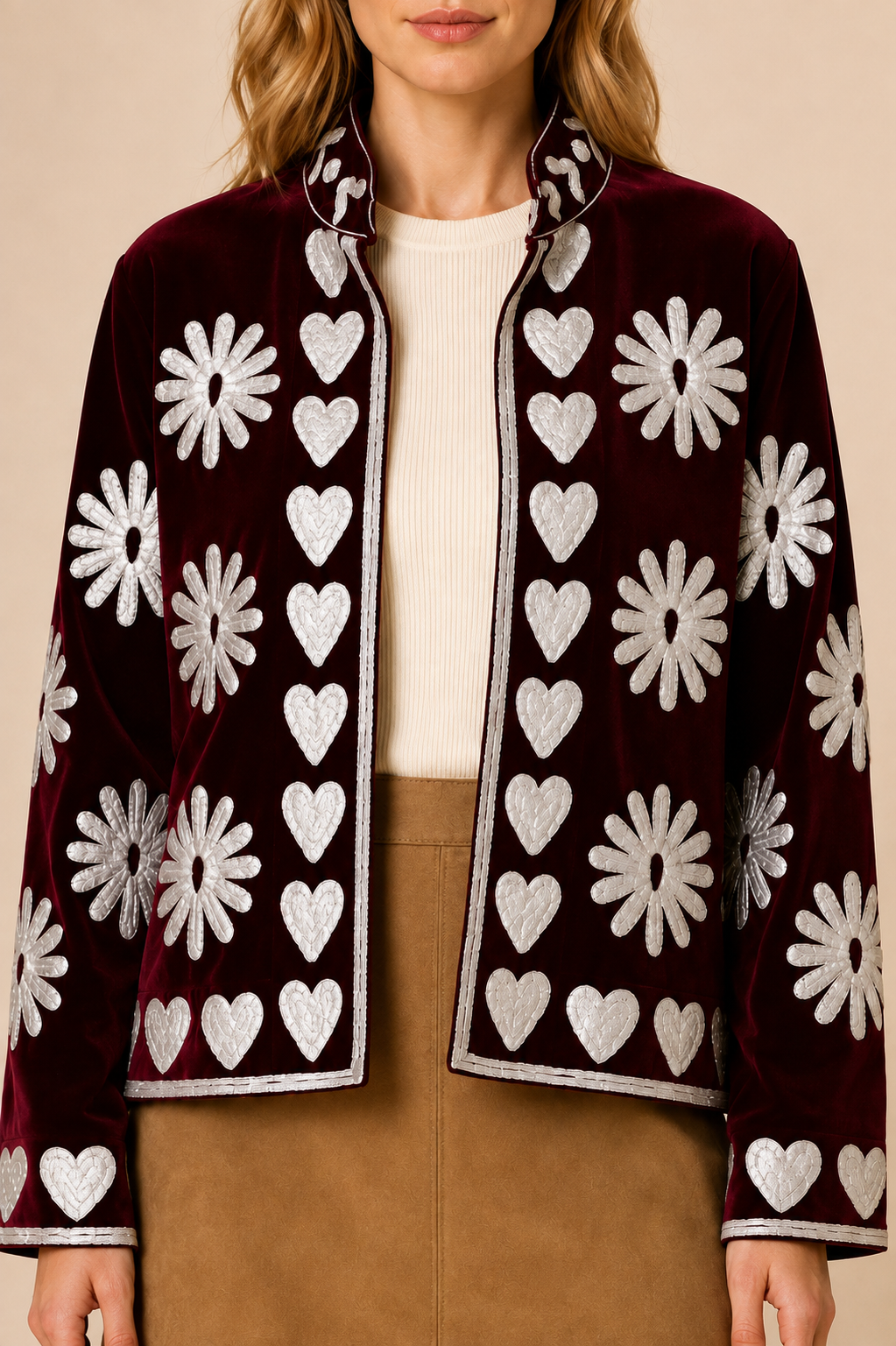 Corazón Embroidered Jacket