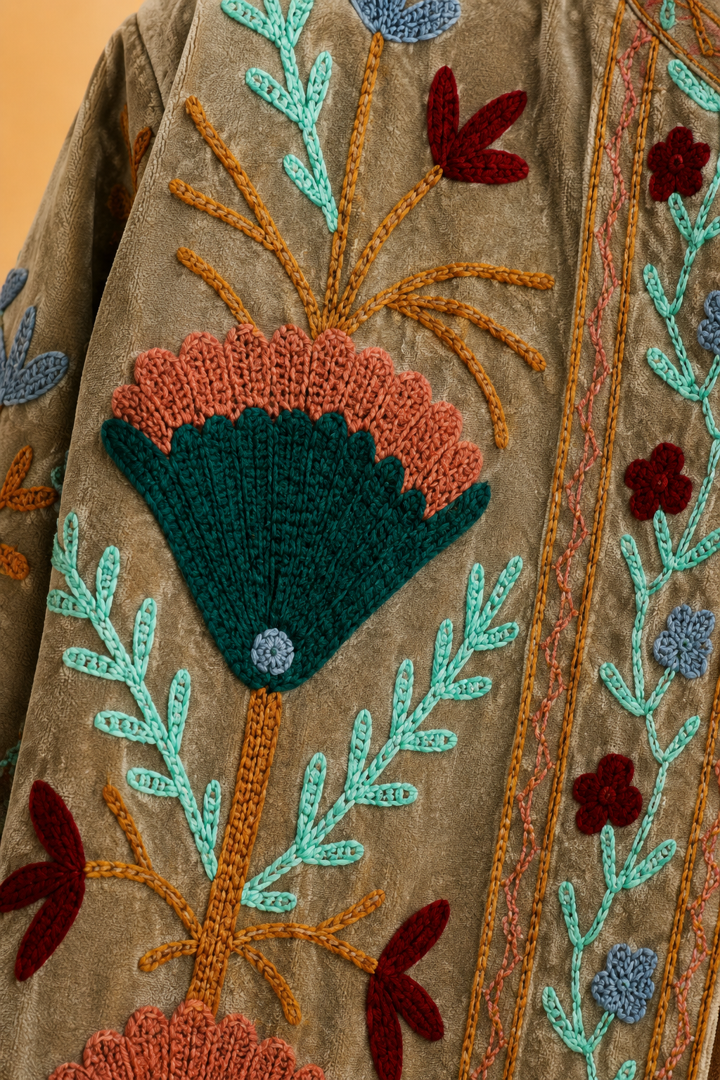Selva Suzani Embroidered Jacket
