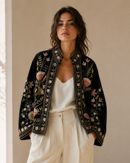 Noche Suzani Embroidered Jacket