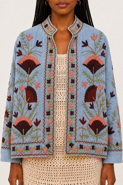 Cielo Suzani Embroidered Jacket