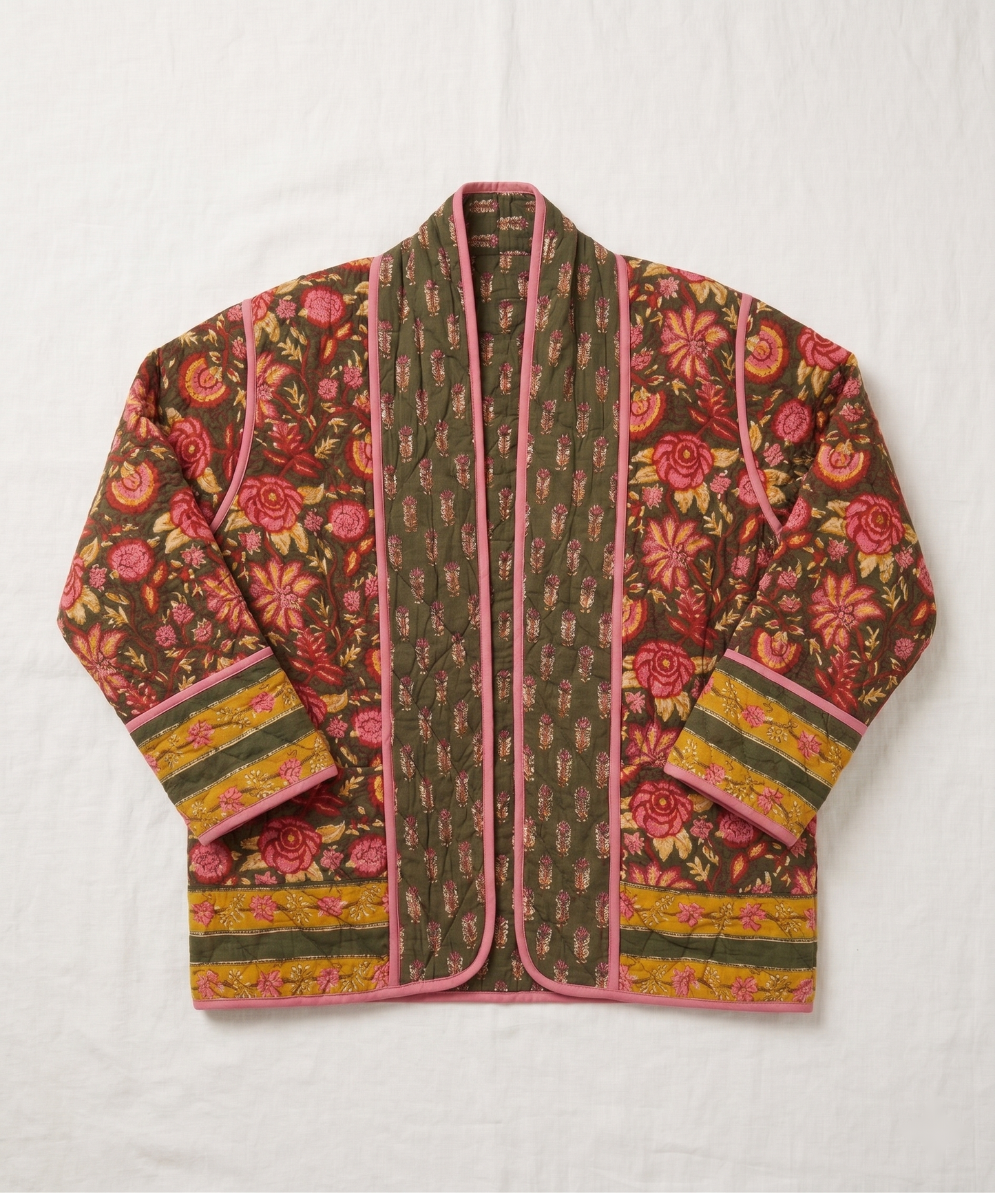 Marisol Block-Print Jacket