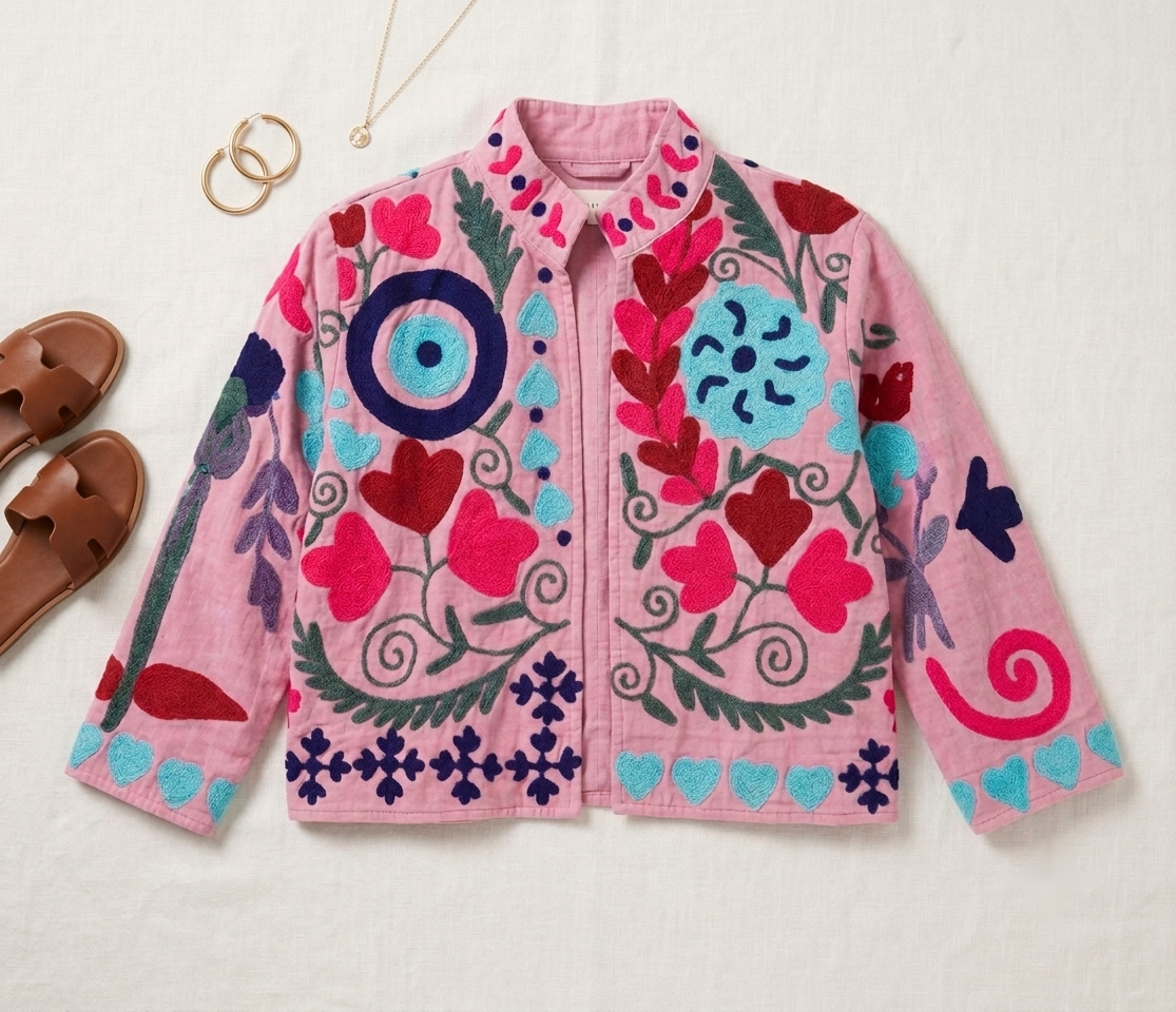 Rosa Suzani Velvet Jacket