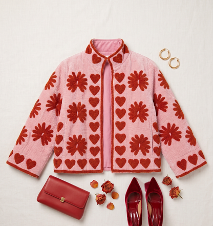 Alba Floral Velvet Jacket