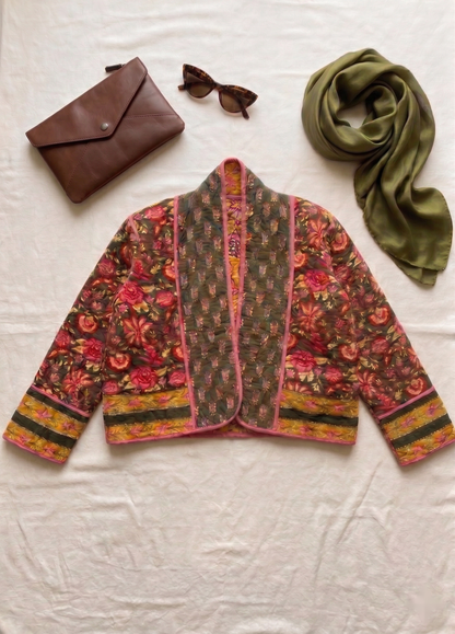Marisol Block-Print Jacket
