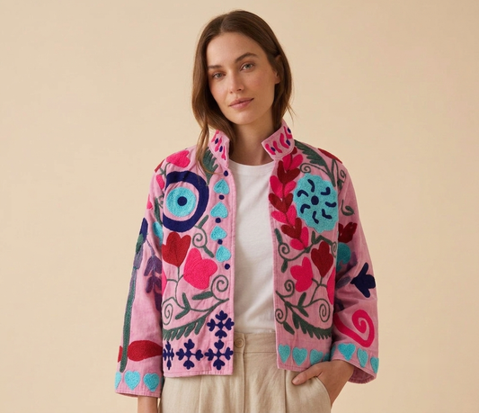 Rosa Suzani Velvet Jacket