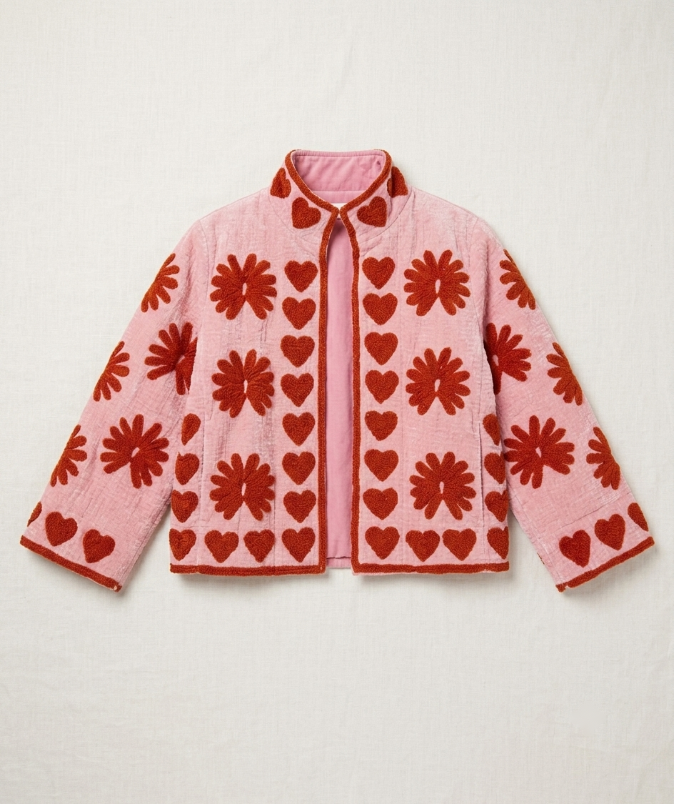 Alba Floral Velvet Jacket