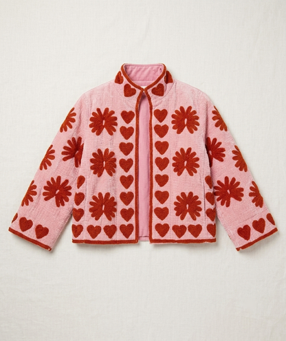 Alba Floral Velvet Jacket