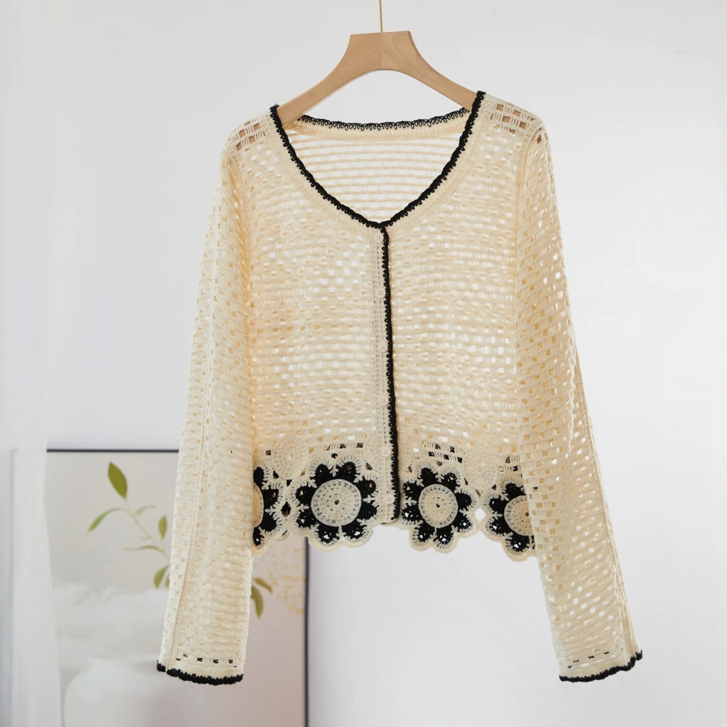 Estepona Lace Crochet Cardigan