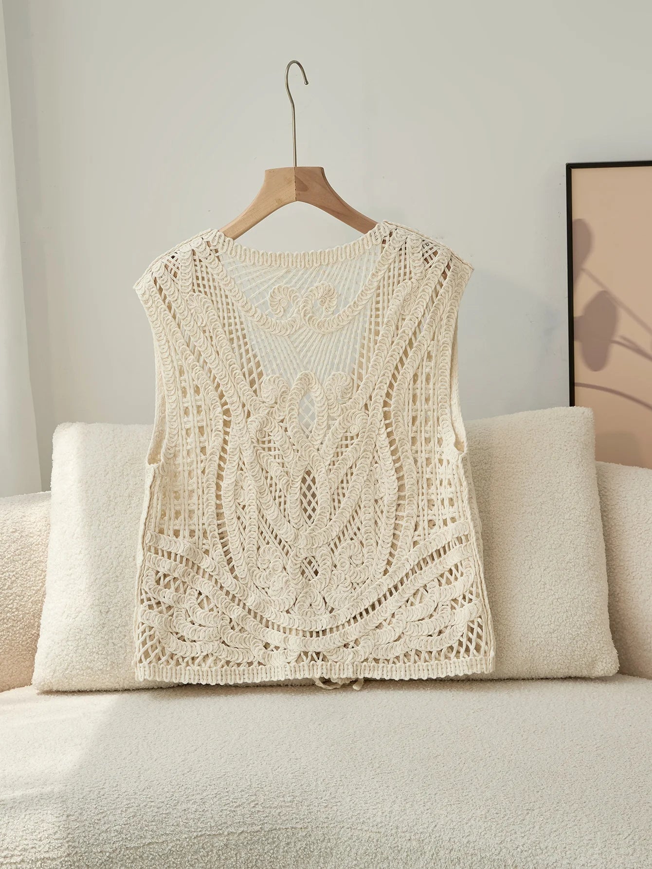 Cádiz Crochet Tie Vest
