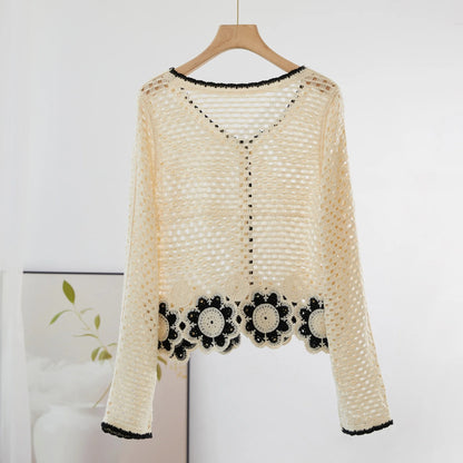 Estepona Lace Crochet Cardigan