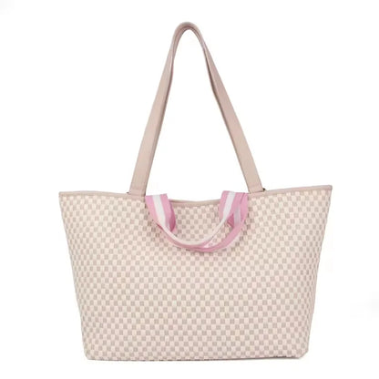 Cadiz Woven Checker Tote