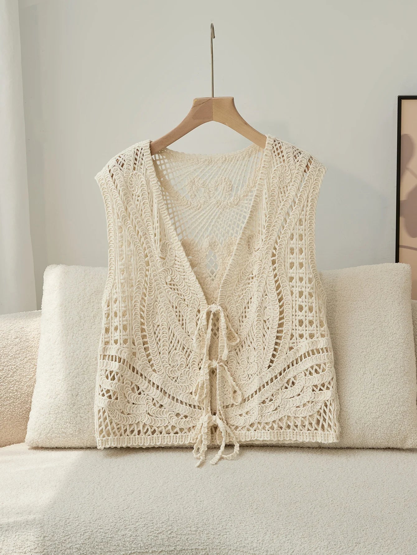 Cádiz Crochet Tie Vest