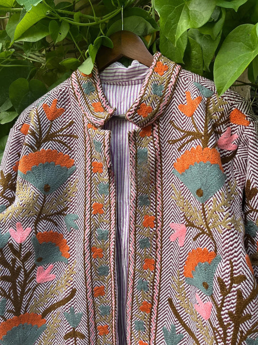 Toledo Botanical Embroidered Jacket