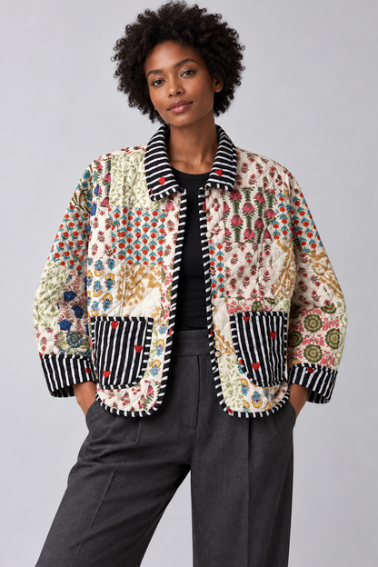 Alma Patchwork Quilted Jacket