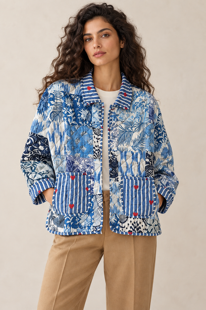 Marea Patchwork Quilted Jacket