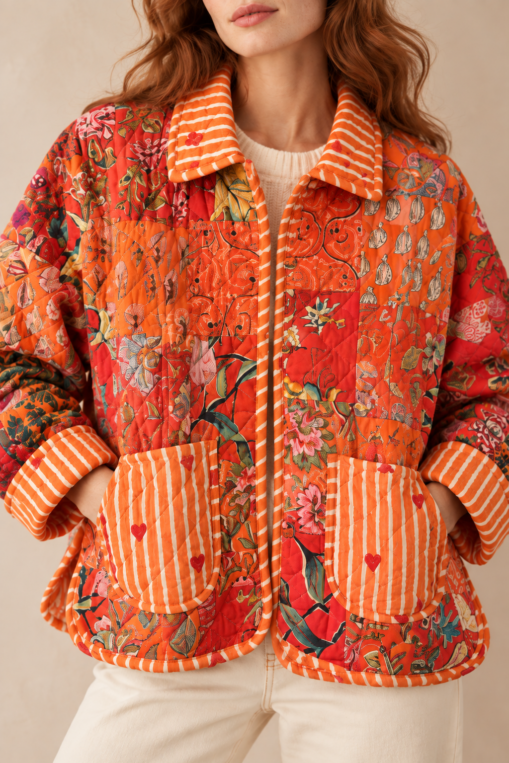 Azahar Patchwork Quilted Jacket