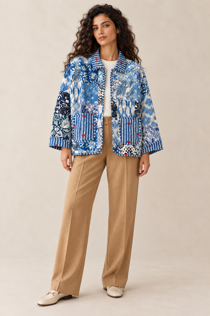 Marea Patchwork Quilted Jacket