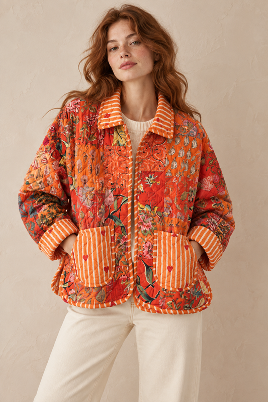 Azahar Patchwork Quilted Jacket