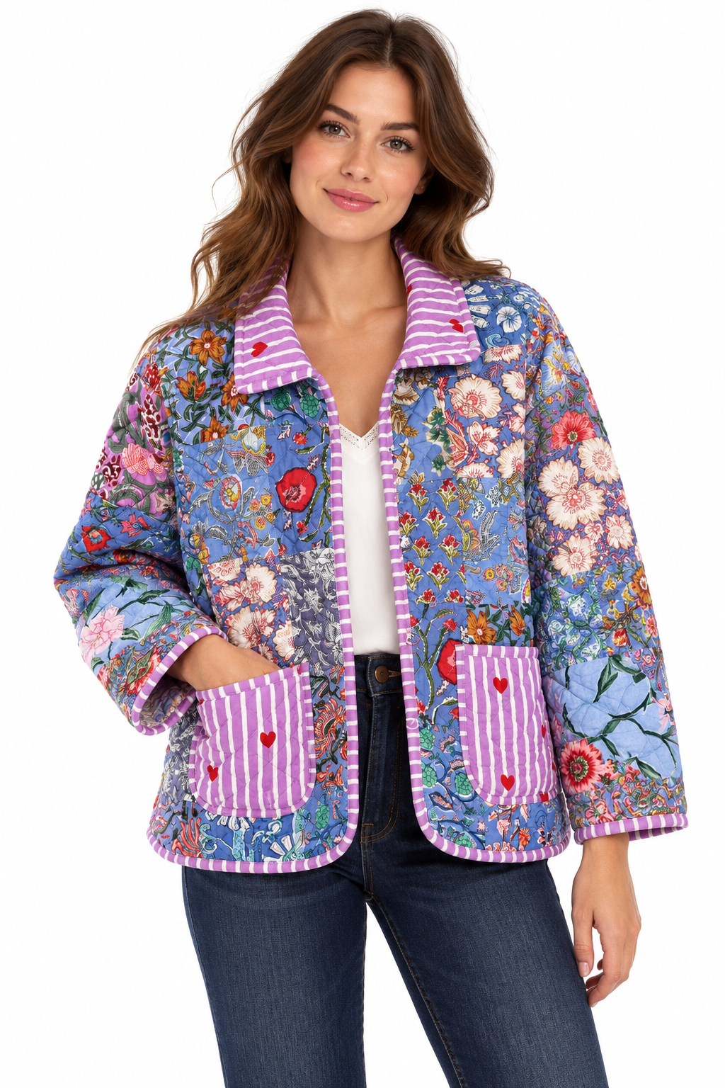 Violeta Patchwork Quilted Jacket