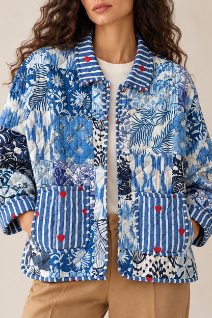 Marea Patchwork Quilted Jacket